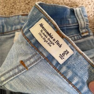 The ankle straight Ulta high rise jeans from Abercrombie & Fitch